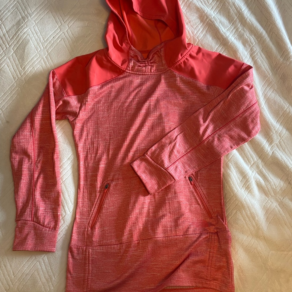 The North Face Orange Coral Hooded Pullover